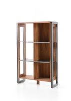 Standregal Bücherregal Detroit 90cm Stirling Oak schiefer Rostock - Gross Klein Vorschau