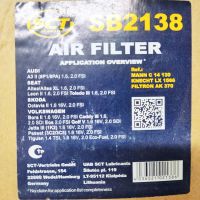 SCT Air Filter Luftfilter Auto SC 2138 Bremen - Oberneuland Vorschau