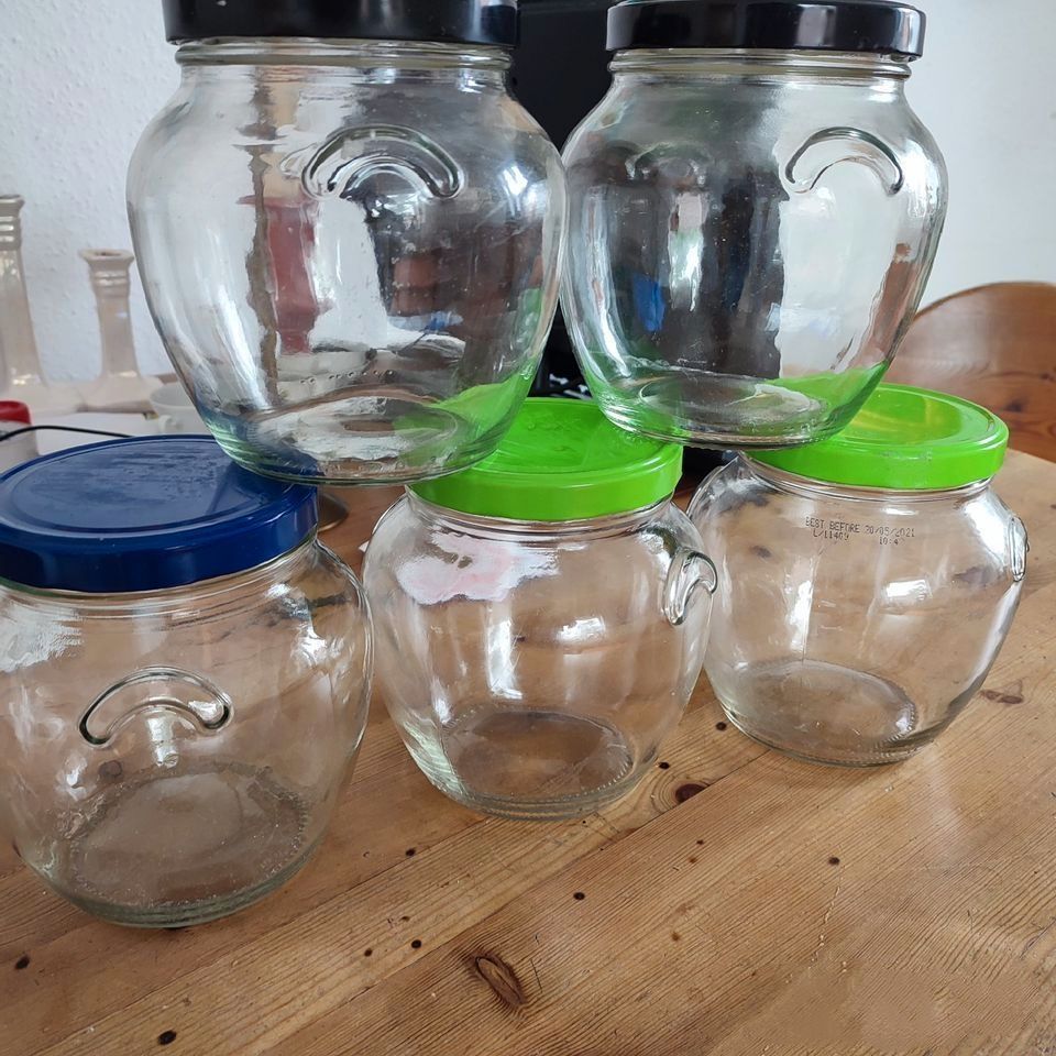 Glas, Vorratsgläser, Gläser, Bonbonglas, 5 x 1.5 L in Esens