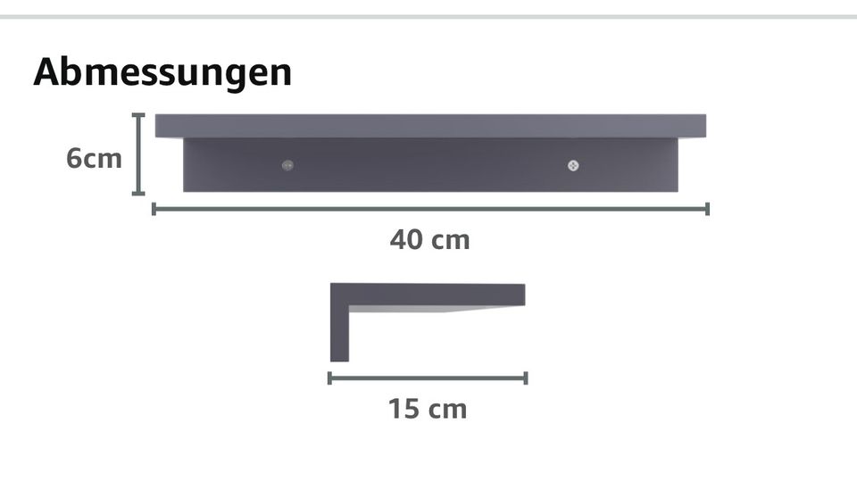 Regal x2 grau  Dekoregal in Hürth