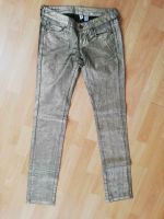 MNG elegante, goldene, elastische Hüftjeanshose , Gr. 32 Baden-Württemberg - Böblingen Vorschau