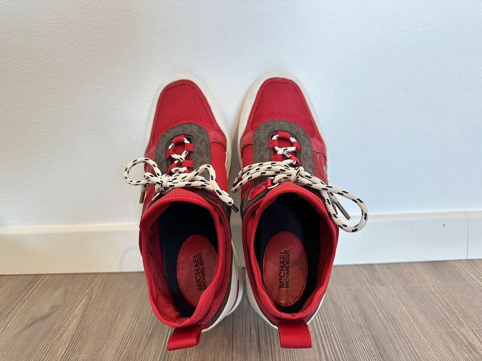 Michael Kors Schuhe Sneaker ROT Größe 37,5 in Darmstadt