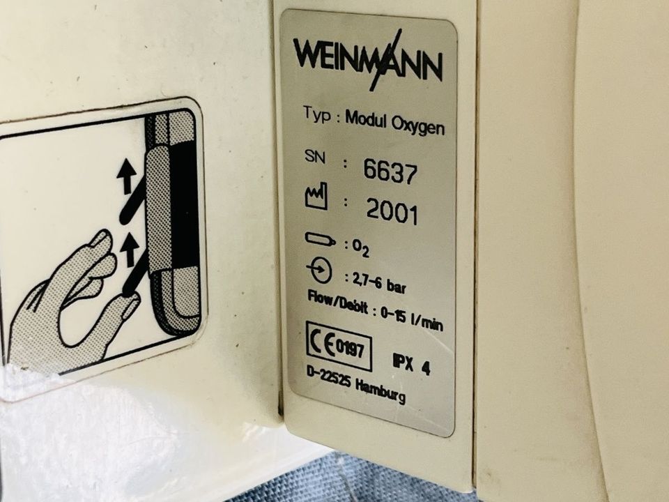 Weinmann Medumat Life-Base Mini II Oxygen 6627 + Oxyway Fix 30321 in Dresden