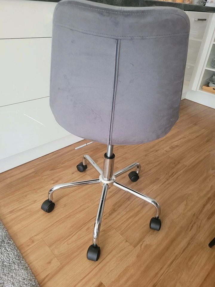 Schreibtischstuhl Samt Drehstuhl Stuhl mit Rollen 110 kg in Hürth