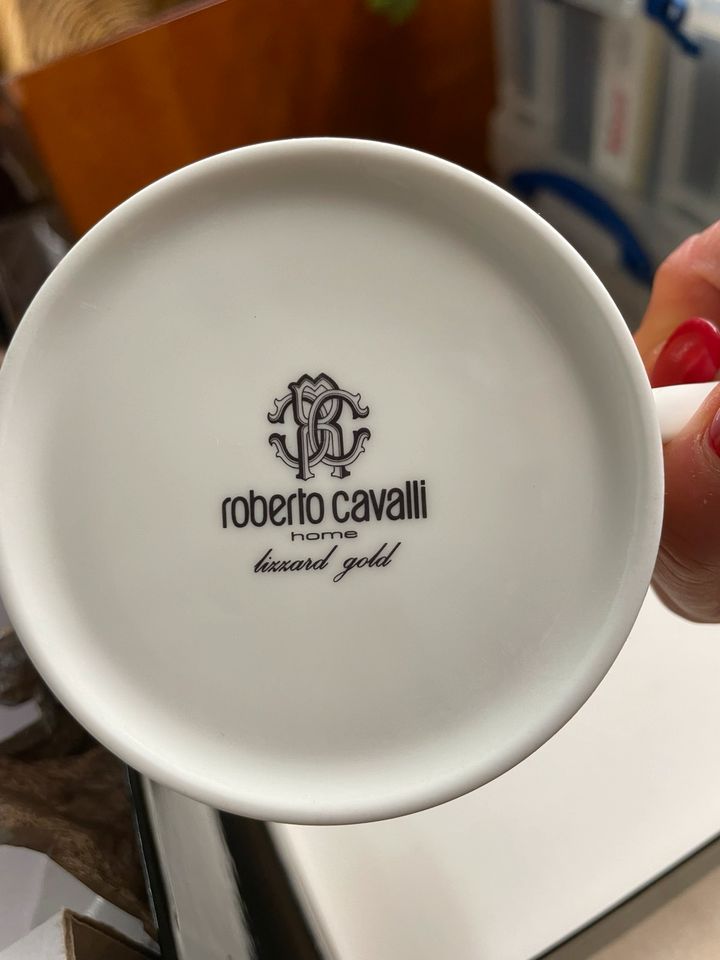 Roberto Cavalli Kaffee- Teeservice 6 Personen neu Lizzard Gold in Köln