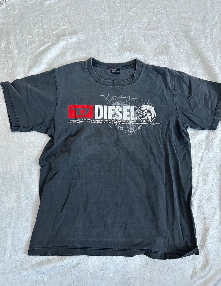 Diesel t Shirt grau L in Bietigheim-Bissingen