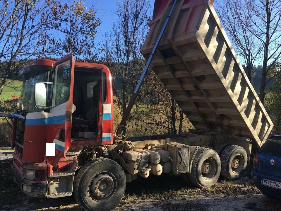 Scania 124 400,6x4,Stahlmulde,EURO2,Differnzial problem in Volkenschwand