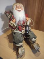 Weihnachtsmann Deko Figur auf Schlitten 34 cm Sachsen - Taucha Vorschau