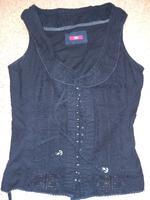 schwarze Bluse/Korsage mit schönesn Details Hessen - Weinbach Vorschau