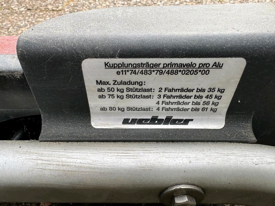 Fahrradanhänger Uebler Kupplungsträger in Scharnebeck