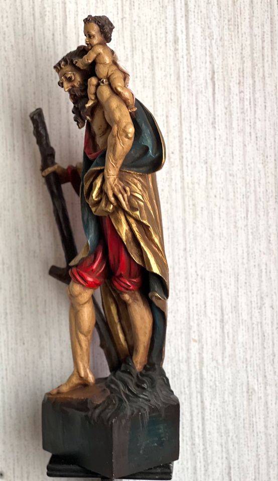 Figur Gilde Heiliger Christophorus mit Jesuskind (Märtyrer) in Bismark (Altmark)