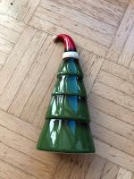 Weihnachtsdeko Keramik Baum mit Mütze Grün Rot Deko Weihnachten Thüringen - Jena Vorschau