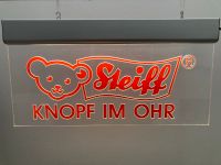 STEIFF Leuchtreklame Werbung KNOPF IM OHR Baden-Württemberg - Ulm Vorschau