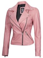 Biker Lederjacke Rosé Größe 36/38 NEU Bayern - Schweinfurt Vorschau