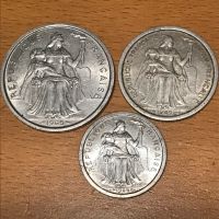 3 Münzen Französisch Polynesien 5,2 u.1 Franc Bayern - Gilching Vorschau