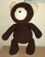gehäkelter Teddy Teddybär * gehäkelt * handmade neu * 34 cm hoch Baden-Württemberg - Igersheim Vorschau
