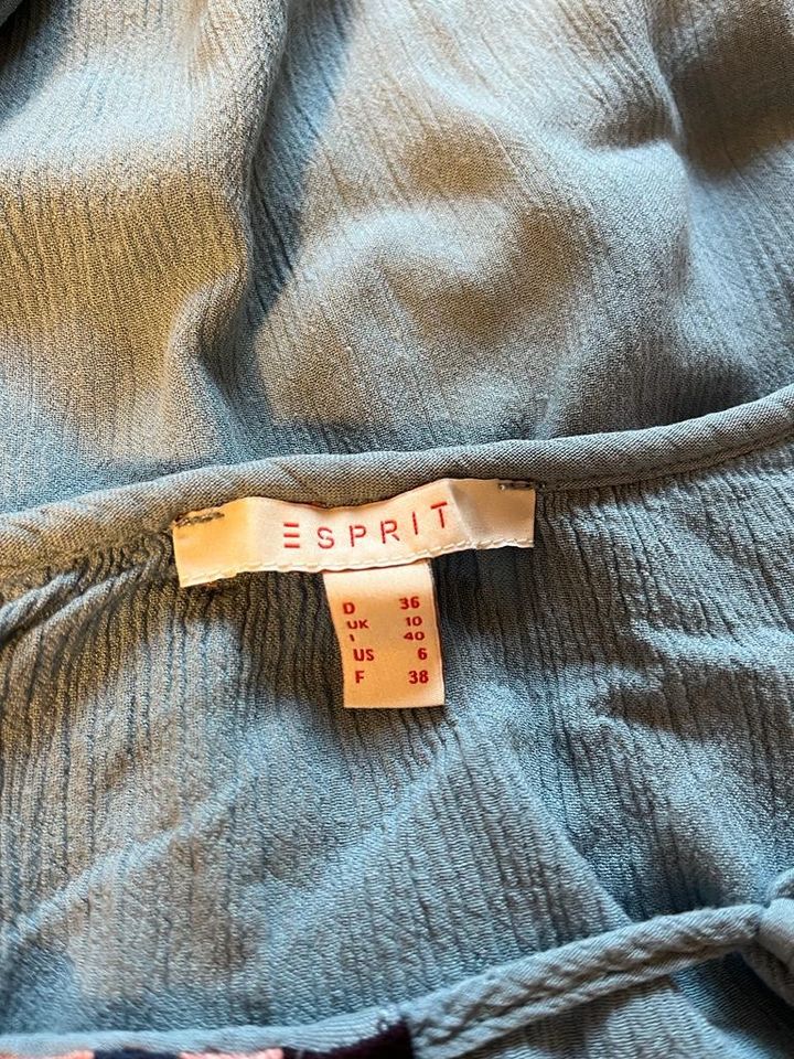 ESPRIT 3/4 BLUSE S 36 hellblau vintage y2k Oberteil herbst edc in Aichtal