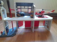 Playmobil Feuerwehrstation mit Feuerwehr, Hubschrauber etc Leipzig - Schleußig Vorschau