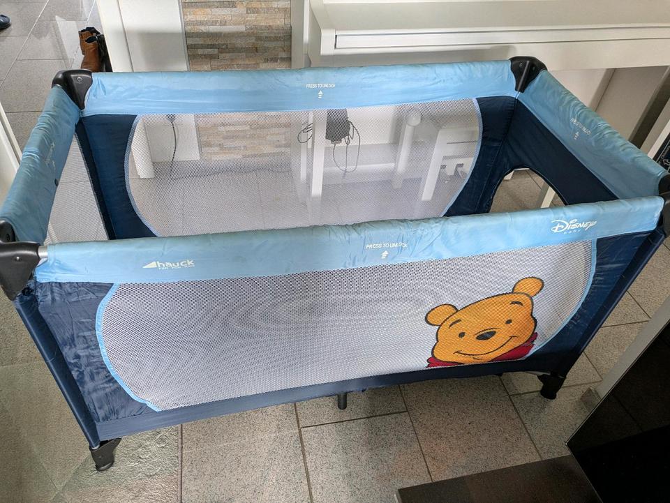 Hauck mobiles Kinderbett  Winnie Pooh Edition (mit Matratze mgl). in Ingolstadt