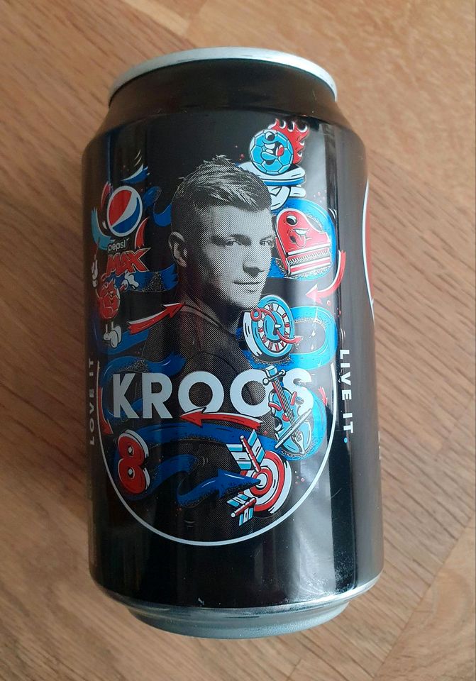 PEPSI MAX Toni Kroos Cola Dose Sammler REAL MADRID DFB Tin Coca in Landau in der Pfalz