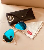 Ray Ban Aviator Sonnenbrille polarisiert blau  58-14 inkl Etui Hessen - Lohfelden Vorschau