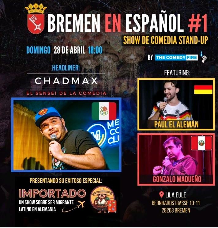Comedy Show Karte zum Verkauf  Eintritt bremen en español #1 in Bremen