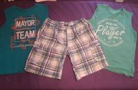 Trio  Bermuda Badeshort und Achselshirts Tshirt Gr L Topzustand Dresden - Cotta Vorschau