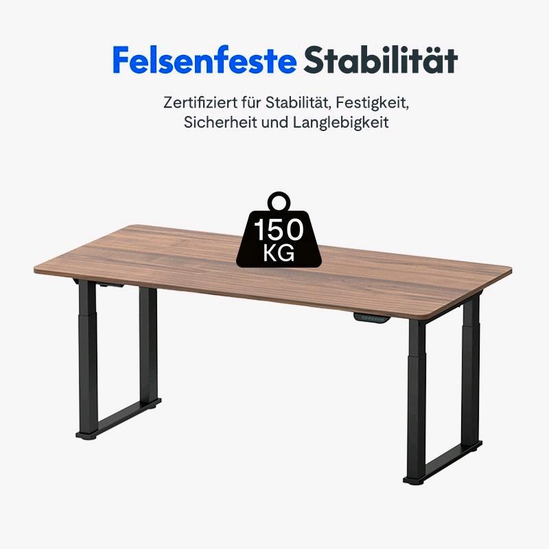 Standard Höhenverstellbarer Schreibtisch mit 4 Beinen (E2Q) in Aachen
