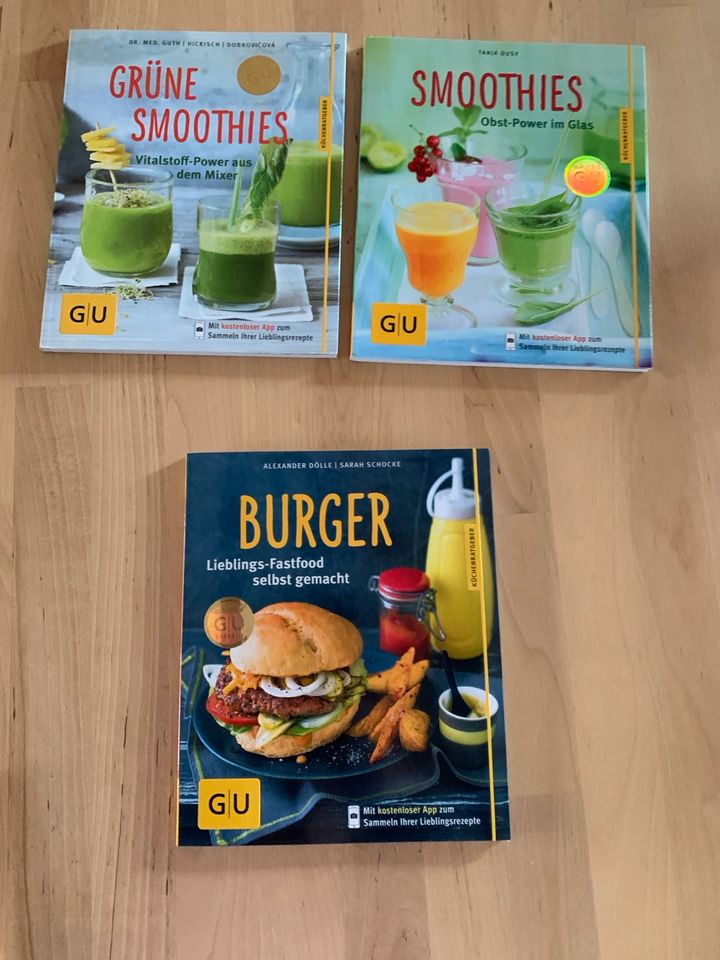 GU Kochbuch Smoothies , Burger in Großenlüder