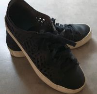 ADIDAS Leder Sneaker schwarz gestanzt 40 Turnschuhe Sport Pre-cut Bielefeld - Dornberg Vorschau