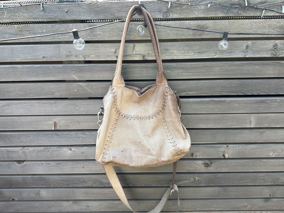 Handtasche Leder Liebeskind taupe in Velpke