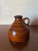 Vintage mid Century Keramik Vase DDR braun schwarz gestreift Saarbrücken-Mitte - St Arnual Vorschau