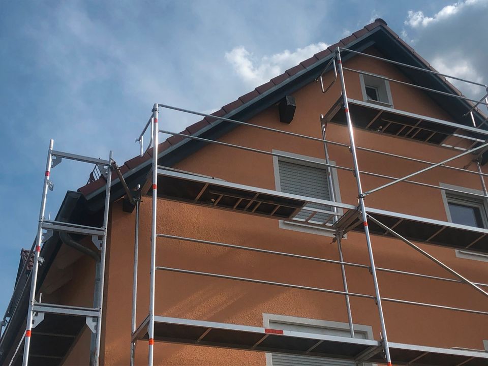 ALU Baugerüst Gerüst Fassadengerüst ca. 210m² zu vermieten in Barbing