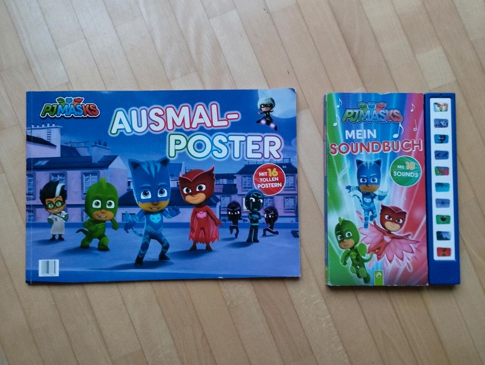 XXL Malbuch, ein Puzzle, ein Buch mit Geräuschen von PJ Masks in Solingen