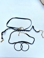 Choker Creolen schwarz Modeschmuck Kette Ohrringe Hamburg - Harburg Vorschau