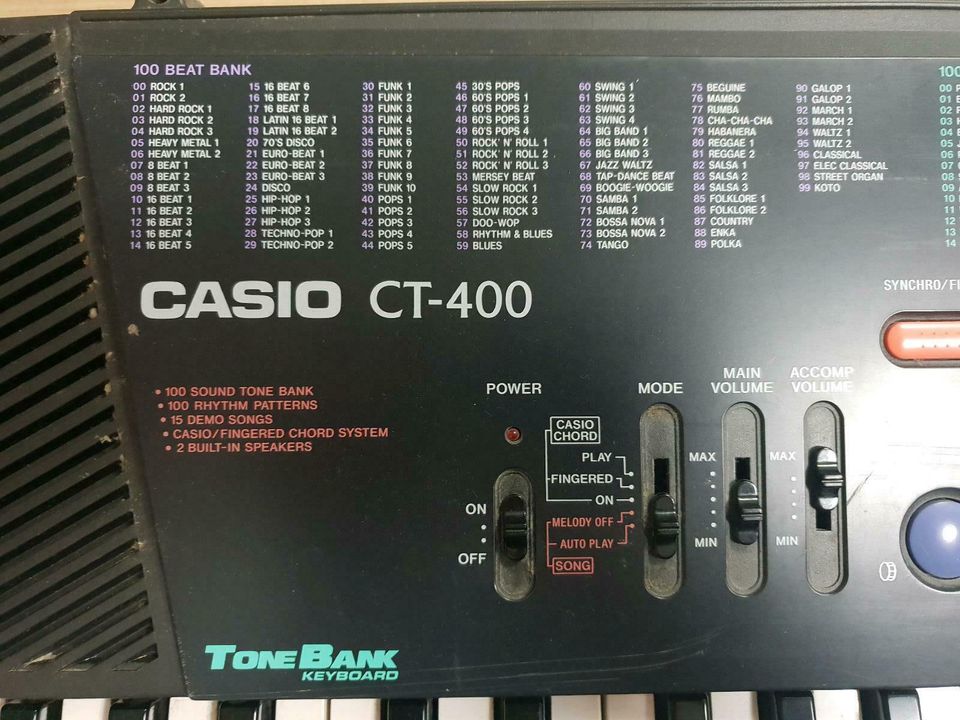 Casio CT-400 Keyboard in Bayern - Neutraubling | Musikinstrumente und  Zubehör gebraucht kaufen | eBay Kleinanzeigen ist jetzt Kleinanzeigen