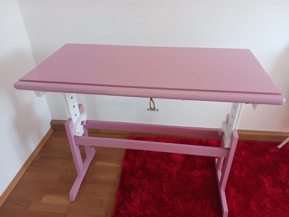 + Tisch Arbeitstisch Schultisch Schreibtisch rosa Kinderzimmer in Owingen