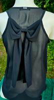Miller Sommer bluse tanktop schleife transparent schwarz  S Bayern - Neuendettelsau Vorschau