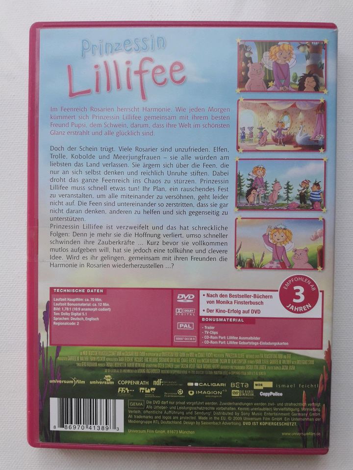 DVD Prinzessin Lillifee in Laupheim