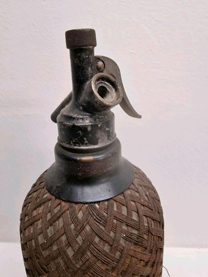 Antike Soda Siphon Flasche ca 1920 in Heusweiler