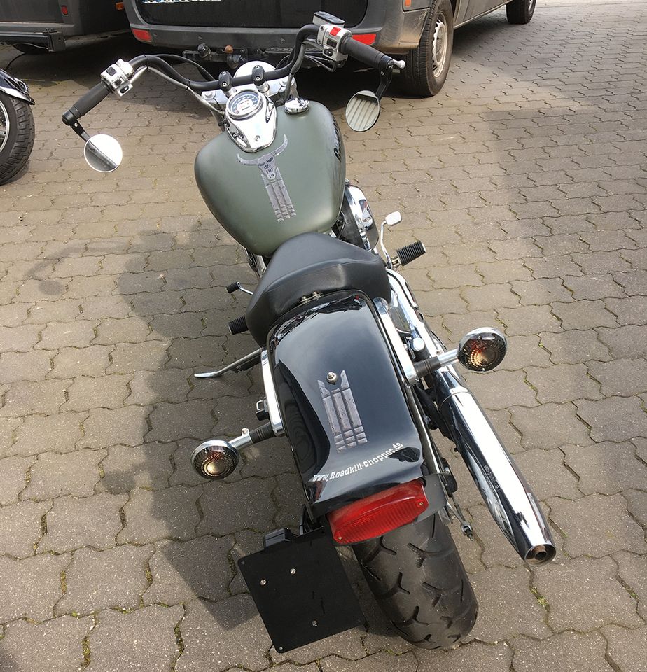 Yamaha XVS 650 Military-Bobber-Umbau* Service* wie neu* Tüv* in Süsel