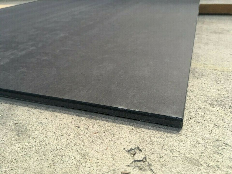 Feinsteinzeug Keramikfliesen "Coal" schwarz 120x60 / 90x90 in Loitsche-Heinrichsberg