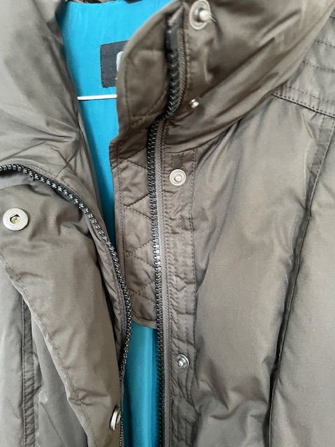 Cinque Winter Daunenmantel kuschelig warm khaki türkis Gr.38 NEU in Köln