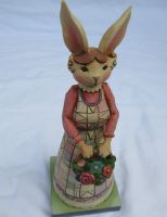 JIM SHORE "Hare With Flair" Häsin Blumen * 2008 * Enesco *18 cm Dortmund - Schüren Vorschau