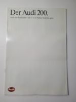Produktinformationen "Prospekt/Broschüre Der Audi 200 Stand 8/198 Rheinland-Pfalz - Landau in der Pfalz Vorschau