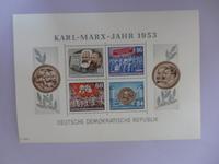 Briefmarken DDR 1953 Mi Block 8A postfrisch Karl-Marx-Jahr (10497 München - Thalk.Obersendl.-Forsten-Fürstenr.-Solln Vorschau