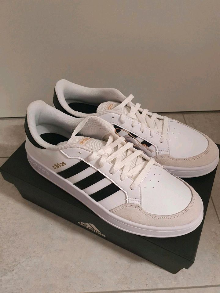 NEU, Sneaker, Schuhe Adidas  Breaknet Trainers 46 ⅔ weiß GY3587 in Moosinning