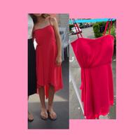 Korallenrot Pinkes Kleid schick mit Bolero midi Kleid Köln - Longerich Vorschau