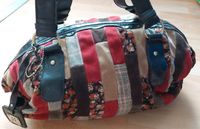 Handtasche "Four Times" Design Bunt Leder/Stoff neuwertig Dresden - Gompitz Vorschau