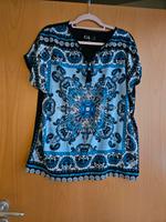 Shirt in blau mit ausgefallene Muster gr.L Niedersachsen - Northeim Vorschau